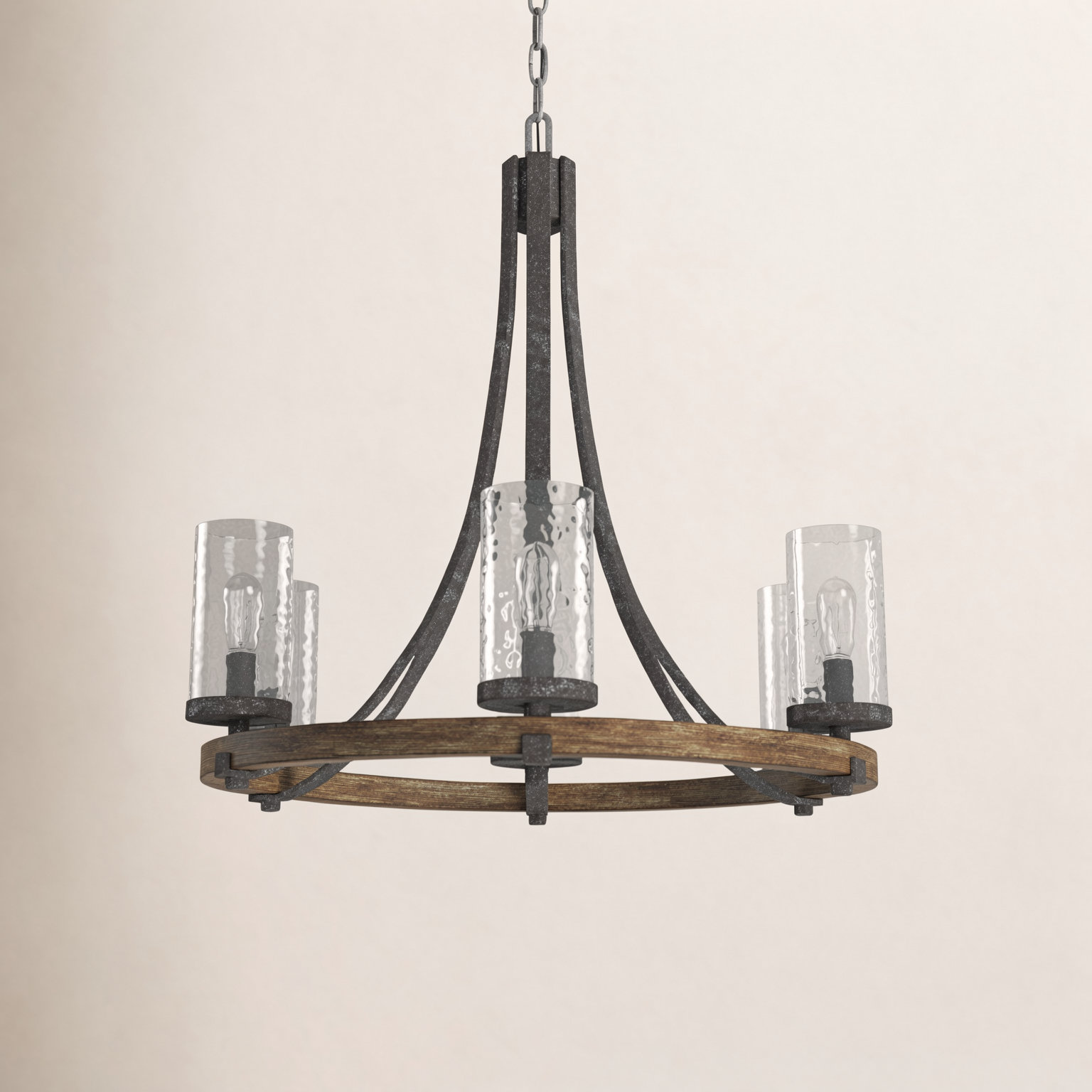 Stepas 6-Light Chandelier