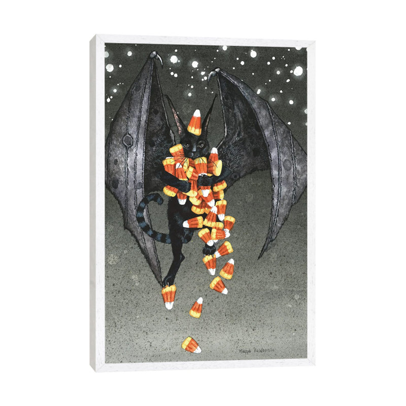 Sweet Tooth by Maggie Vandewalle - Painting on Canvas, 66.04 cm H x 45.72 cm W, White Framed