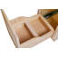 Unfinished Ready To Assemble Solid Wood Shaker Kitchen Trash Pull-Out Base Cabinet - 18" W x 34.5" H x 24" D - BT18