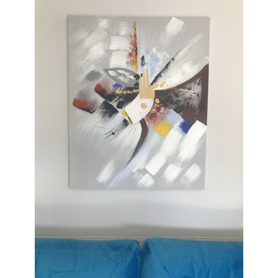 Abstract - Wrapped Canvas Painting