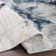 Dittmer Abstract Navy/Ivory Area Rug