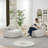 2-Seat Sectional Sofa with 2 pillows
