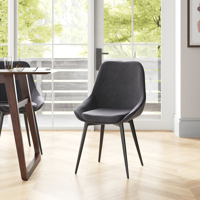 Rocio Upholstered Dining Chair, Grey