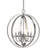 Wane 5-Light Indoor Brushed Nickel Globe Candelabra Chandelier-1342190013