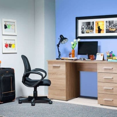 Naturi Solid Wood Computer Desk