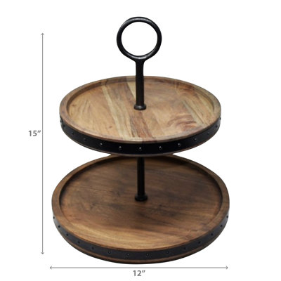 Wood Cake Stand