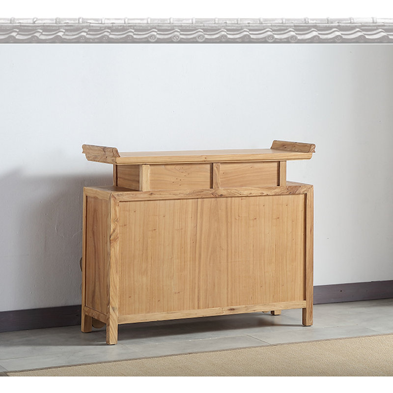 Nouvelle armoire d'appoint Zen chinois, Noyer