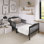 Lit classique en bois massif pour tout-petit