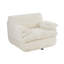 Fauteuil d'appoint pivotant avec dossier ergonomique Crosby-115319614