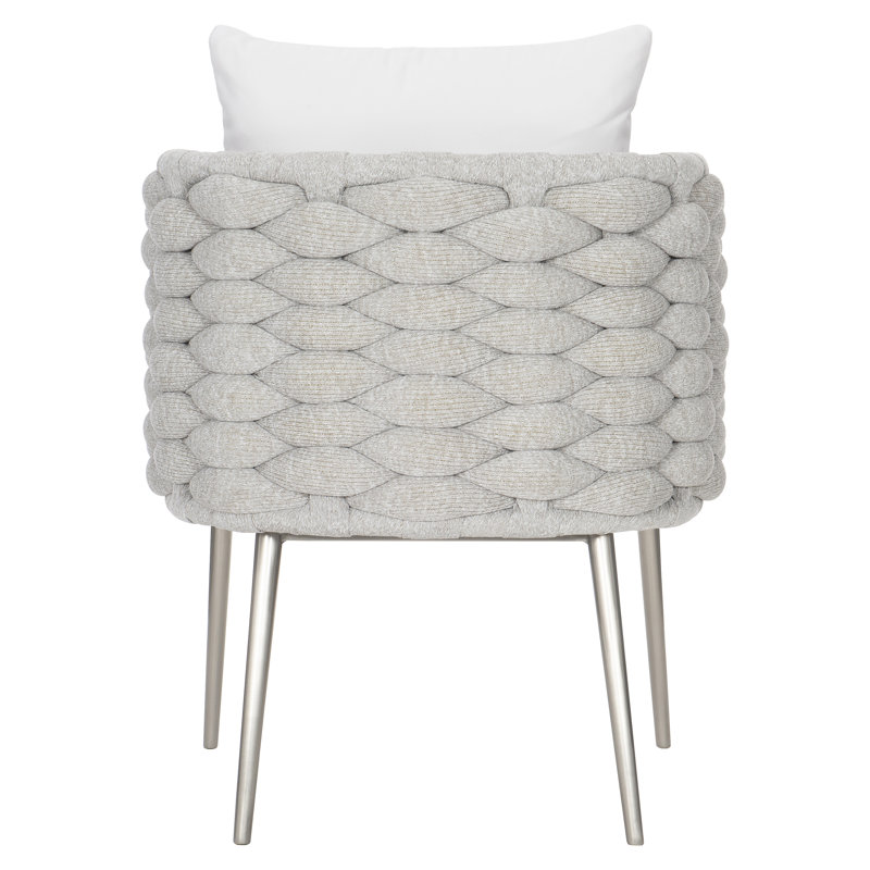 Santa Cruz Outdoor Dining Armchair, Beige