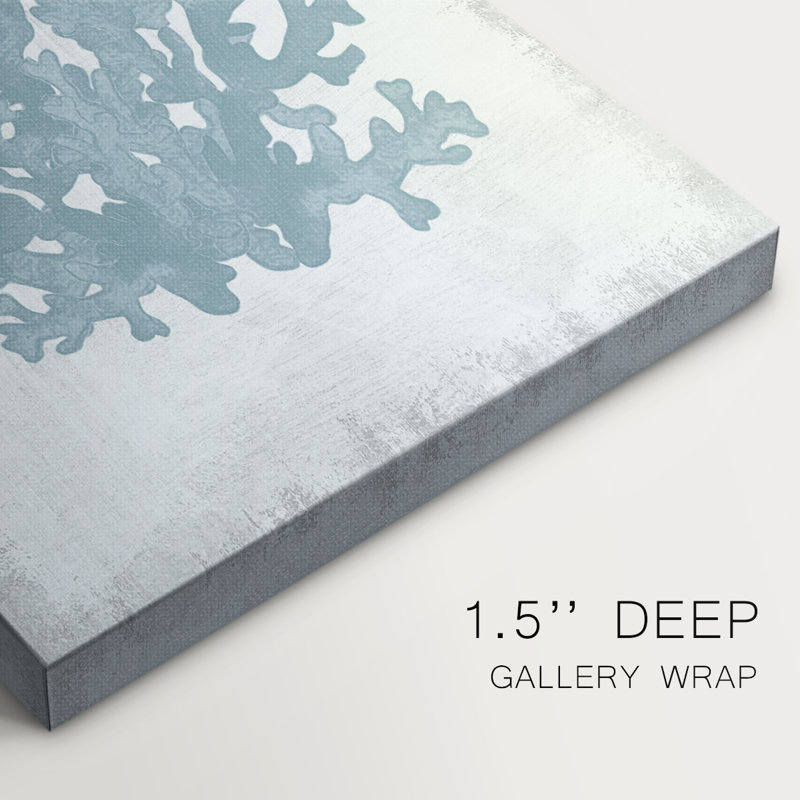 Coral Oasis I -Galerie enveloppée Cavas, H 18 po x l 12 po