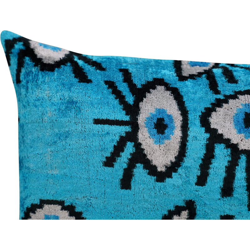 Velvet Rectangular Pillow Cover & Insert, Teal