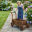 Chariot de jardinière en bois Scendor
