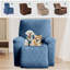 4-Piece Recliner Chair Covers, Elastic Recliner Slipcover With Pocket, Stretchable Bottom And Ties-1708715550