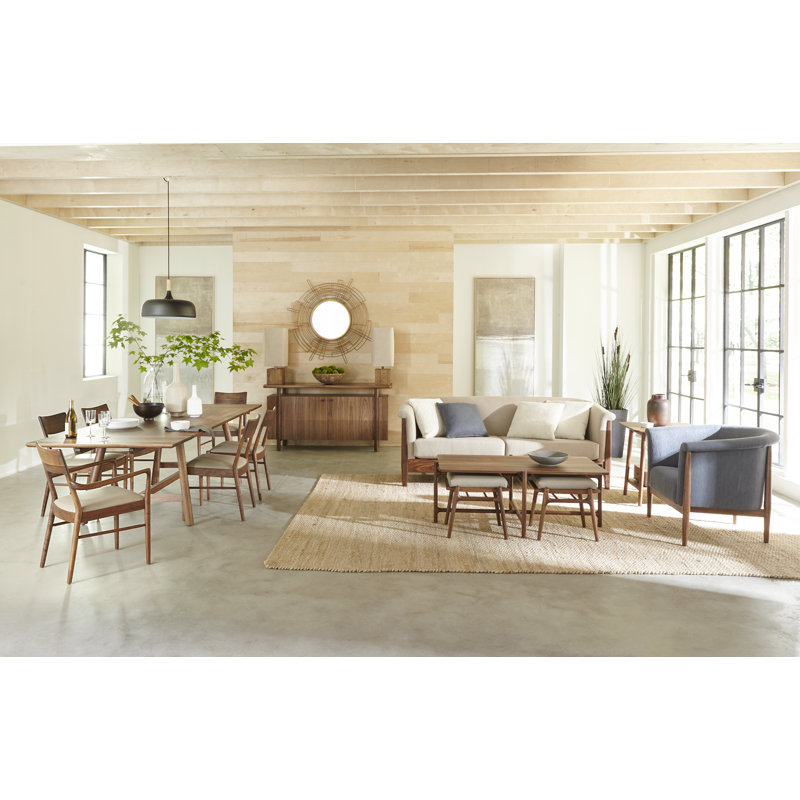 Walnut Grove Solid Wood Cocktail Table
