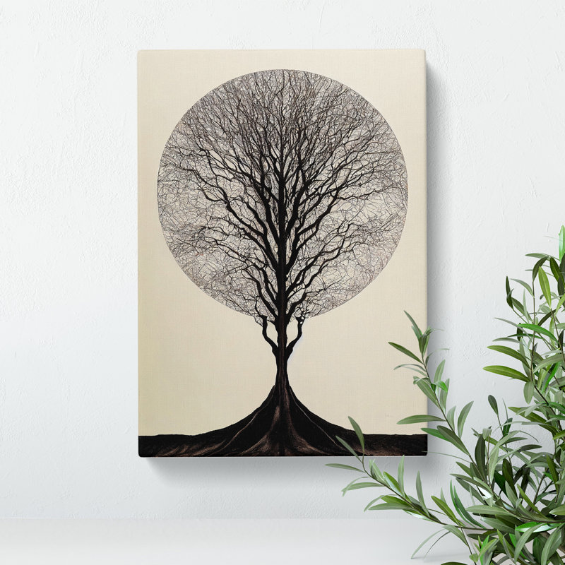Antique Tree No.7 - Wrapped Canvas Print, 50cm H x 35cm W x 3cm D