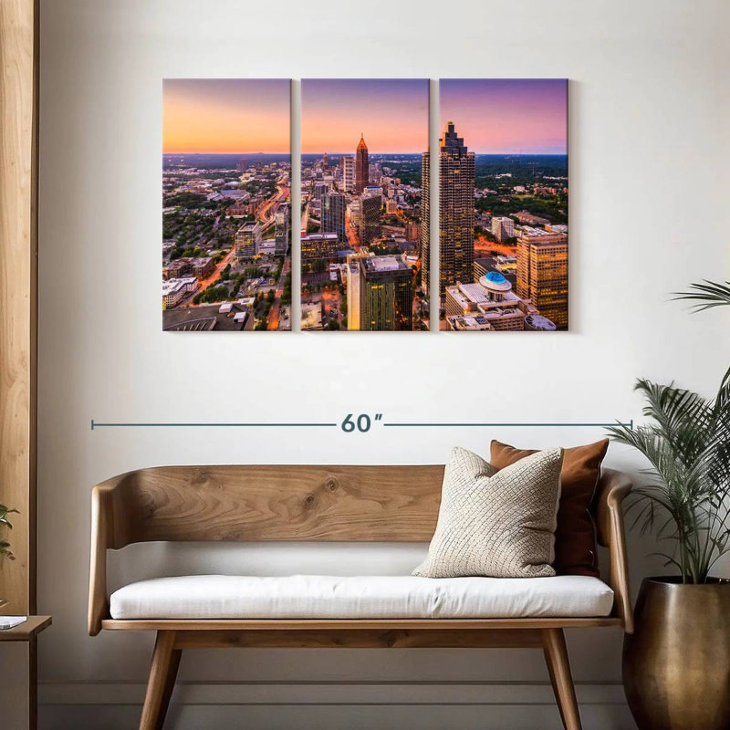 Nicci, Atlanta, horizon pastel, H 28 po x l 45 po