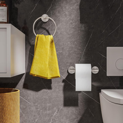 Ensemble de quincaillerie de salle de bain 2 pièces avec porte-serviette porte-papier hygiénique et accessoires