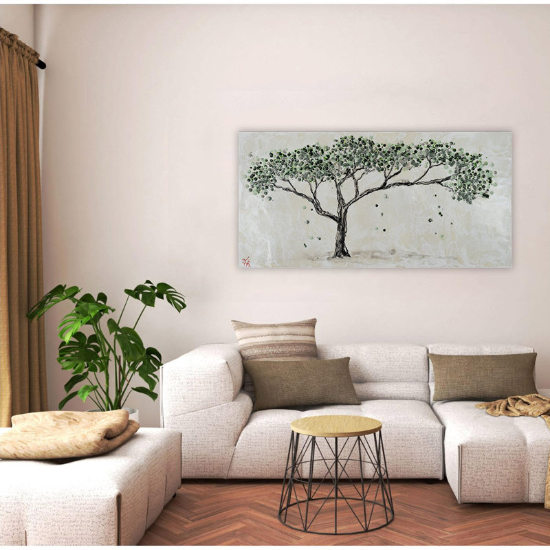"Spring's Guardian", art mural sur toile, Toile tendue, H 24 po x l 48 po