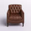 Annja 32" W Tufted Leather Armchair-79522924