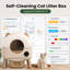 Plastic Self-Cleaning Litter Box
