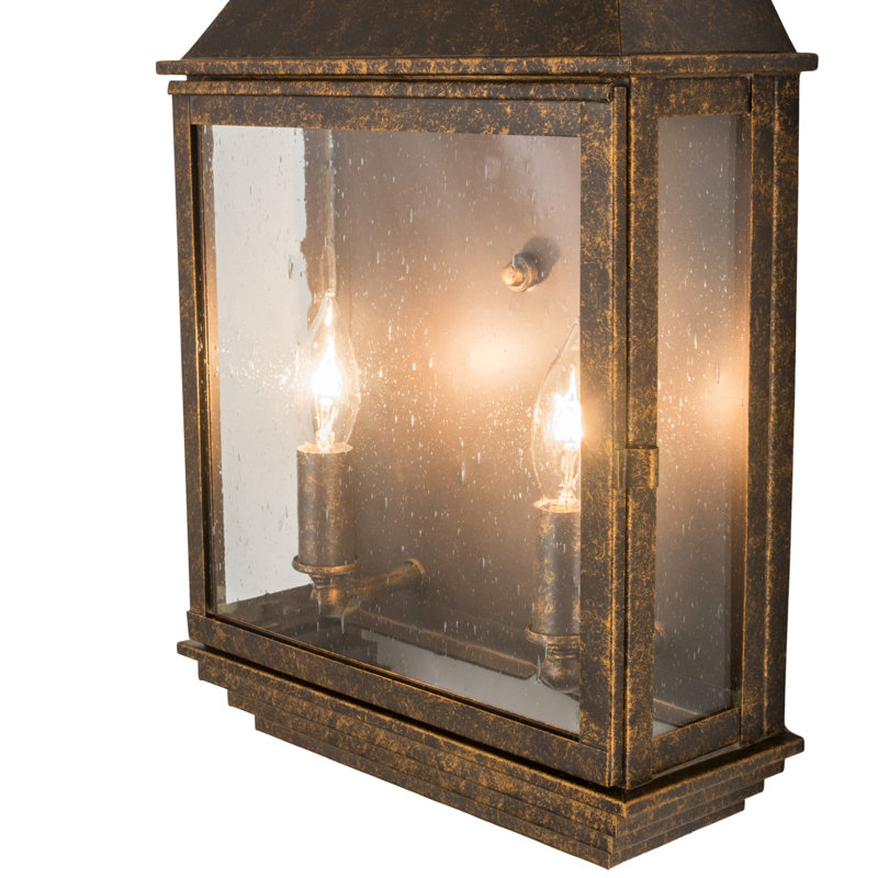 10"W Bastille Lantern Wall Sconce