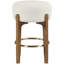 Tabouret de comptoir rembourré en tissu Maud-121555413-137995640