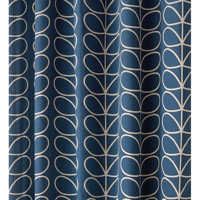 Linear Stem Curtains, 66 W x 90 D cm, Whale