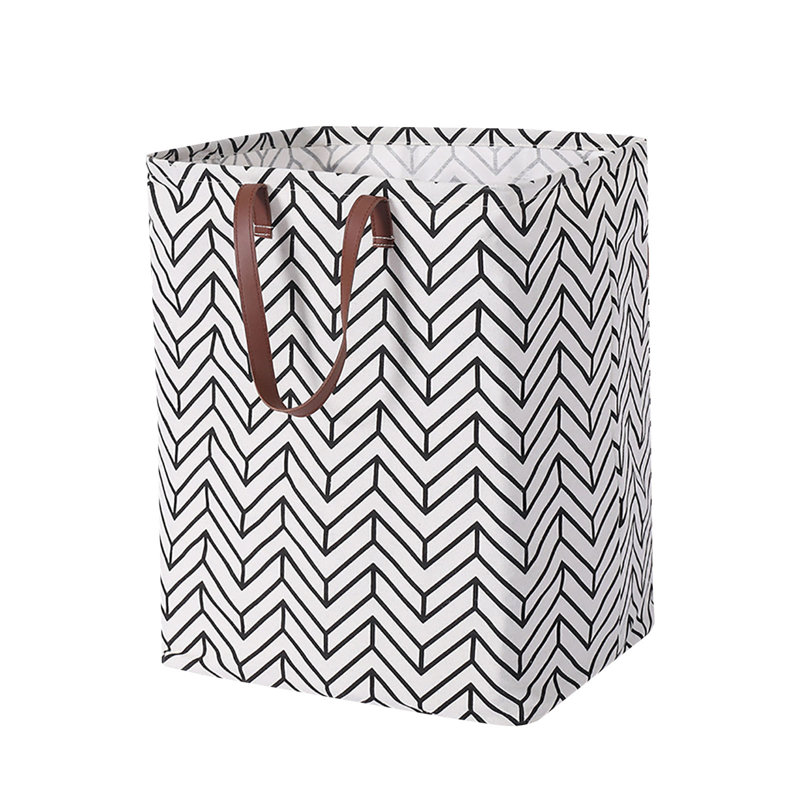 Panier de rangement en tissu pliable, A