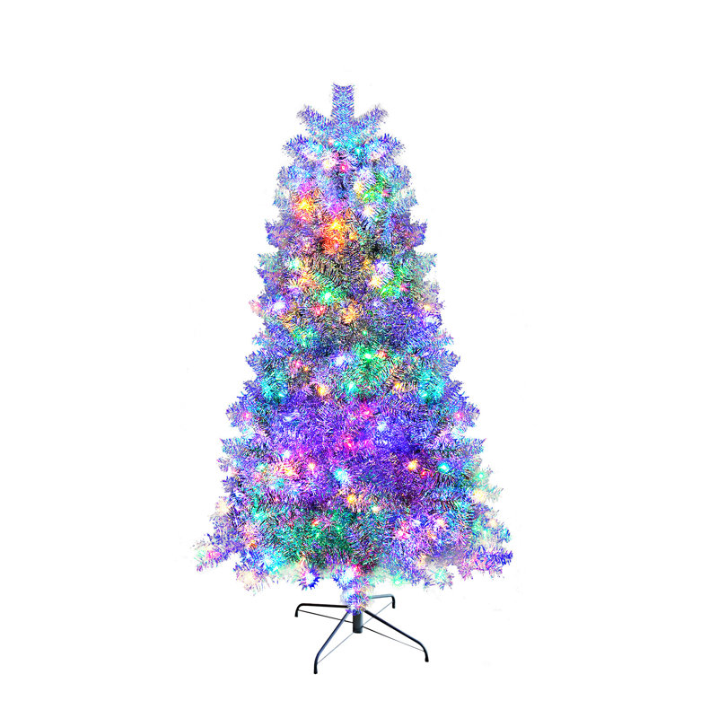Arbre de Noël artificiel pré-éclairé, H 6 pi