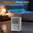 1,500 Sq Ft Portable Dehumidifier With Drain Hose, 24H Timer