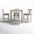 Ance 5-Piece Solid and Manufactured Wood Dining Set-84509228