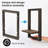 Floating Wall Shelves Set Of 4, Rustic Wooden Hanging Shelves With Hidden Brackets For Bathroom, Living Room, Kitchen Storage And Wall Decor-1522571968