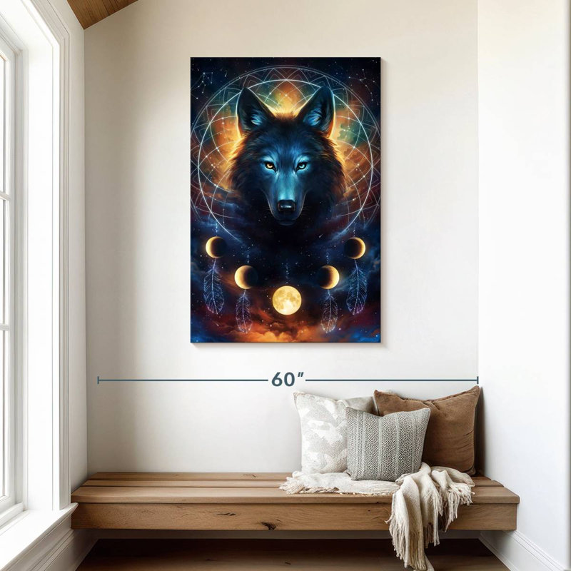 Loup attrapeur de rêves Brampt, H 45 po x l 30 po