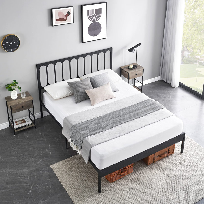 Mory Bed, Queen, Black