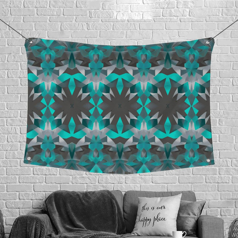 Tapisserie en microfibre, H 50 po x l 60 po