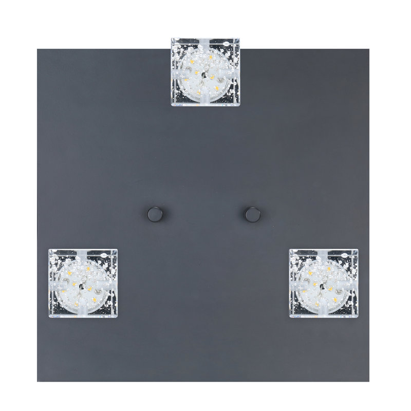 3 - Light Matte Black LED Pendant