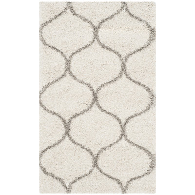 Girault Geometric Shag Area Rug