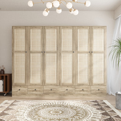 94.4"W Large Wardrobe by Bayou Breeze