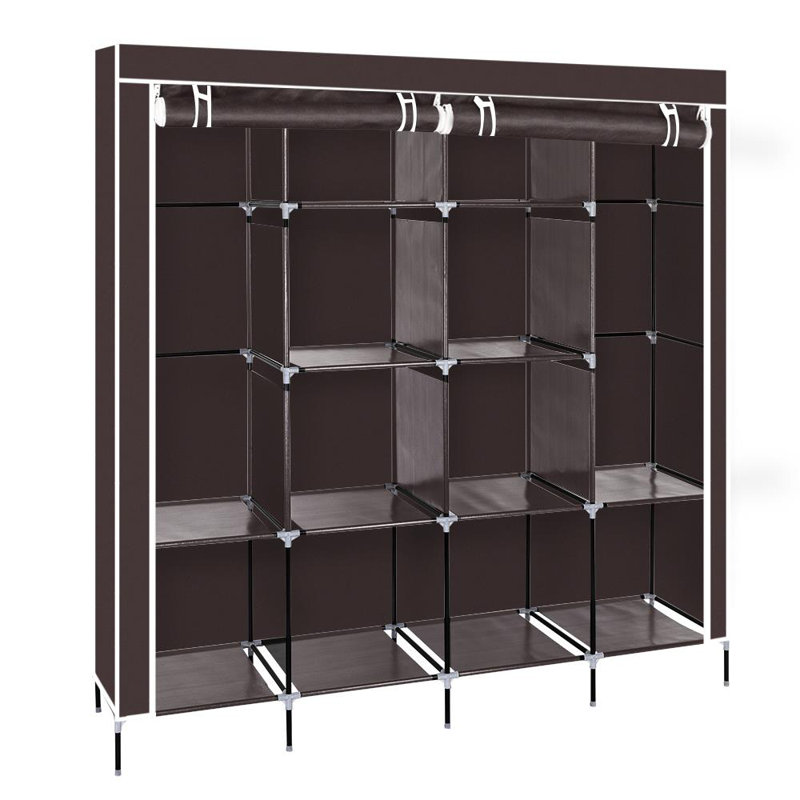 Armoire portative l 66,73 po Tsang, Marron foncé