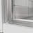 Bi - Fold Swing Pivot Shower Door For Small Bathroom, 30mm Adjustment, Heavy Duty Zinc Alloy Handle And Easy Clean 1/4" (6mm) Clear Tempered Glass With Aluminum Frame, Reversible Opening, Silent-118932952