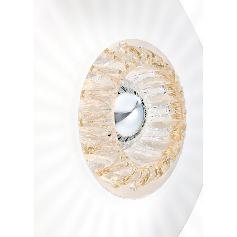 Scone encastré encastré 1 lumière New Wave, Fumée, H 15 po x l 15 po x P 8 po, Non
