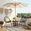 Abrahamsville 2 - Person Plastic Patio Dining Set Round Table