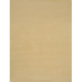 Striped Area Rug in Cream/Gold