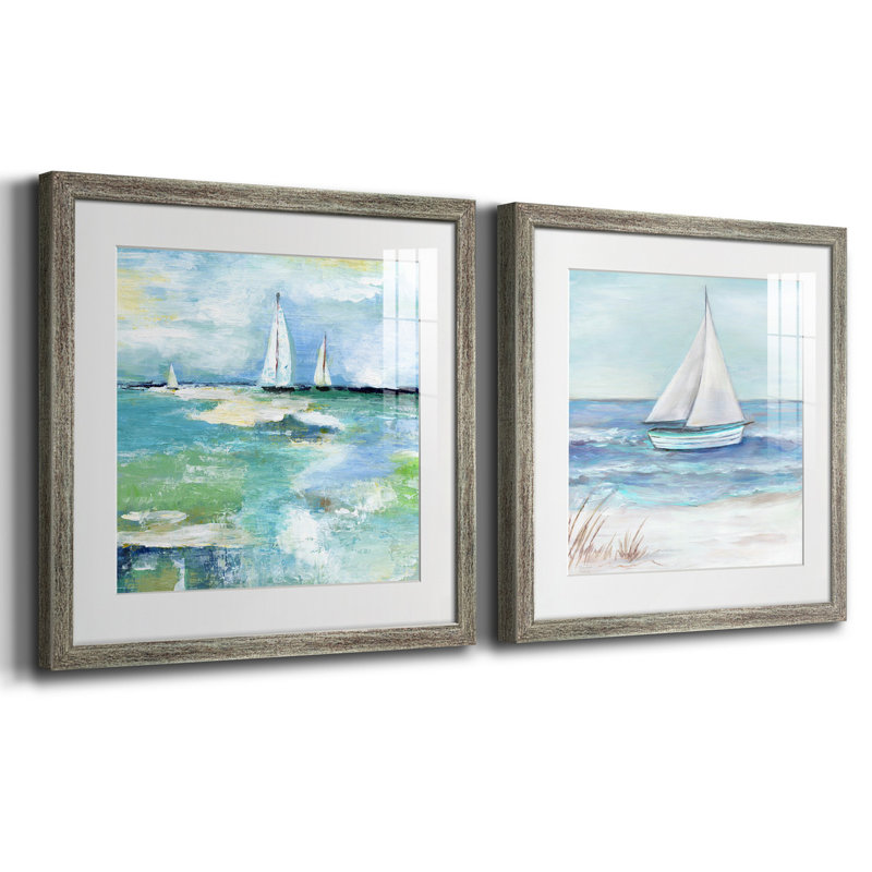 Cadre photo, ensemble de peintures sur papier