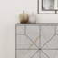 Dune Console Sideboard Geometric Design Wide 123cm-88078819