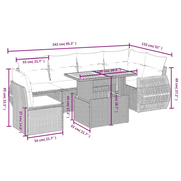 Dimensions du produit