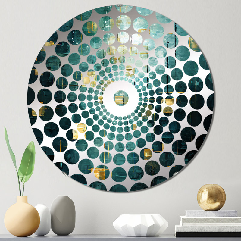Miroir décoratif Sudden Serenity, 23,6 po x 23,6 po