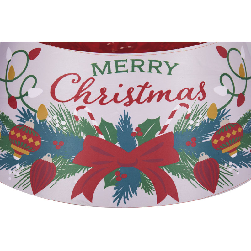 Collier d'arbre en tissu Merry Christmas