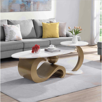 Ensemble de 2 tables de bout Modern Modern